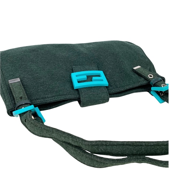 FENDI Wool Baguette Shoulder Bag - Picture 5 of 13